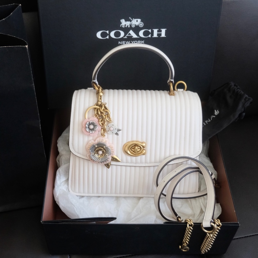 Coach Parker Top Handle With Quilting